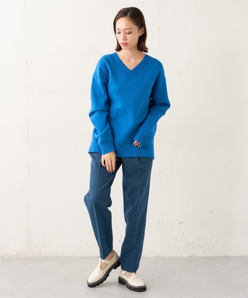 Lui's（ルイス）の「Tデザインボリュームシューズ（ローファー・レディース・オフホワイト/ブラック・23.5cm/24.5cm）」の15枚目の写真