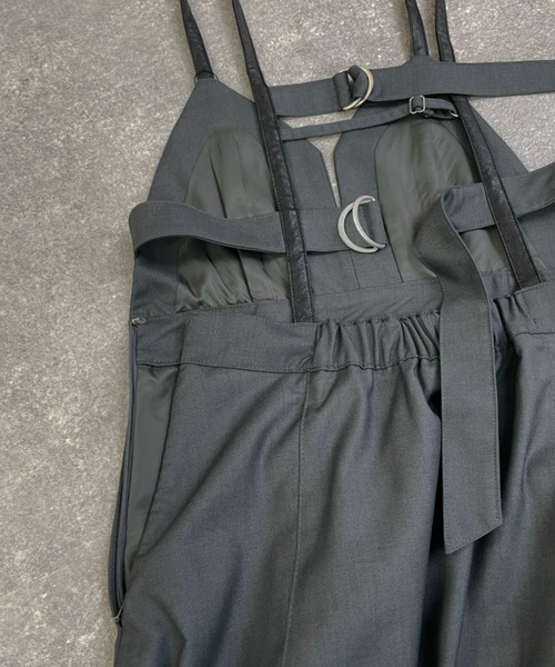 &g'aime（アンジェム）の「【&g’aime】バックシャンキャミロングワンピース（ワンピース・レディース・チャコールグレー/ブラック/モカ・FREE）」の21枚目の写真