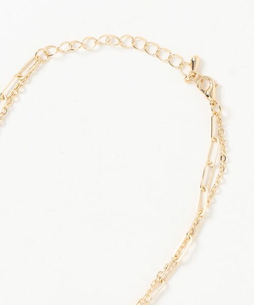 natural couture（ナチュラルクチュール）の「メタルプレートネックレス（ネックレス・レディース・ゴールド/シルバー・FREE）」の4枚目の写真