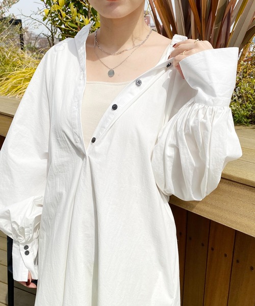 natural couture（ナチュラルクチュール）の「メタルプレートネックレス（ネックレス・レディース・ゴールド/シルバー・FREE）」の10枚目の写真