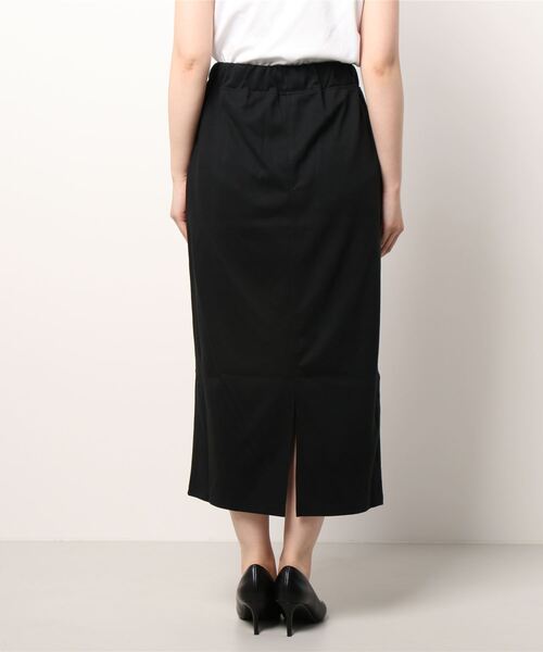 Lugnoncure（ルノンキュール）の「◎ポンチスカート（スカート・レディース・カーキ/ブラック/ベージュ・ﾌﾘ-）」の4枚目の写真