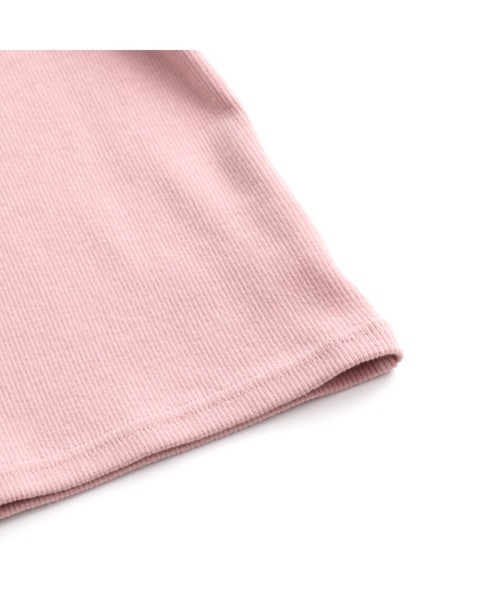 SISTER JENNI（SISTER JENNI）の「レースレイヤード風テレコトップス（Tシャツ/カットソー・キッズ・ブラック/ピンク/オフホワイト・160cm/140cm/150cm/130cm）」の9枚目の写真