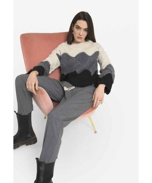 ottod'Ame（オットダム）の「ottod'Ame/オットダム/グラデーションニット（ニット/セーター・レディース・グレー・SMALL）」の11枚目の写真