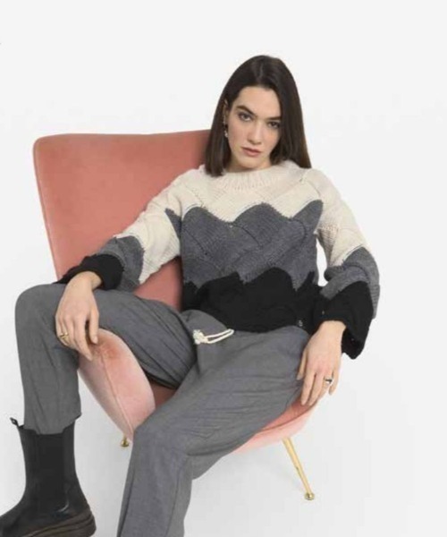 ottod'Ame（オットダム）の「ottod'Ame/オットダム/グラデーションニット（ニット/セーター・レディース・グレー・SMALL）」の4枚目の写真