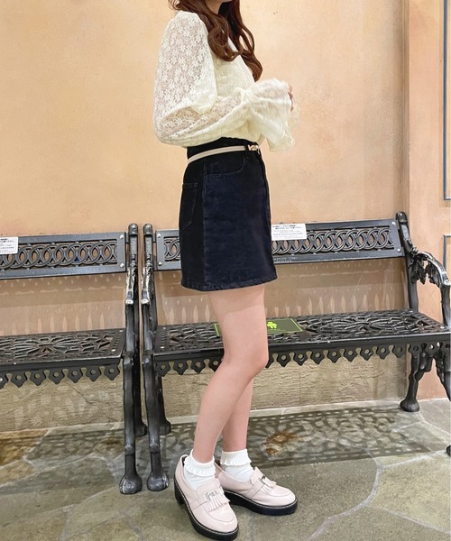 apres jour(アプレジュール)の「ハイネックレーストップス【ZOZOTOWN限定アイテム】(シャツ/ブラウス・レディース・アイボリー/ブラック/オフホワイト・フリー/X-LARGE)」の22枚目の写真