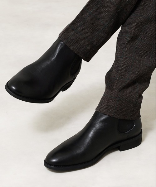 HERISSON（エリソン）の「【HERISSON / エリソン】サイドゴアブーツ（ブーツ・メンズ・ブラック/ブラウン/ブラック系その他・26cm/27cm/28cm/26.5cm/27.5cm）」の2枚目の写真