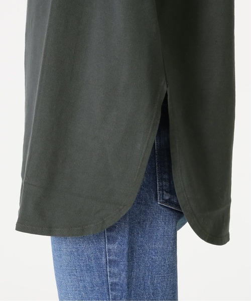 Spick & Span(スピックアンドスパン)の「NOIRE BLANC ロゴロングT◆(Tシャツ/カットソー・レディース・チャコールグレー/グレー/アイボリー・FREE)」の21枚目の写真