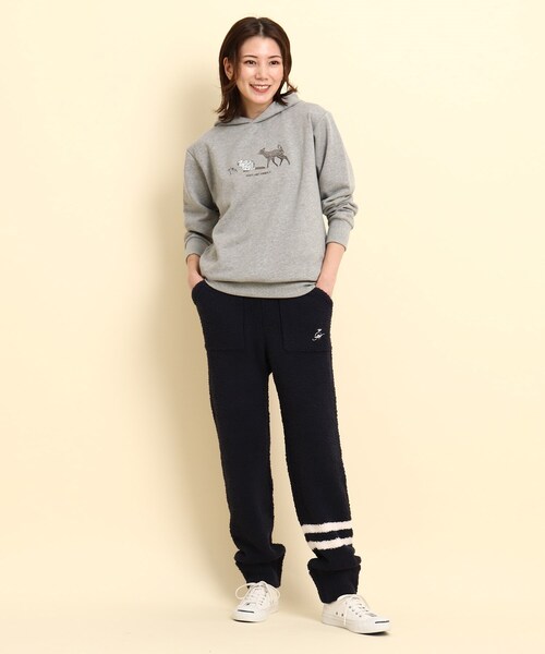 Dessin（デッサン）の「◆【洗える サイズ展開あり】フワモコ パンツ（その他パンツ・レディース・ネイビー/アイボリー/ブラウン系その他・01/02）」の12枚目の写真