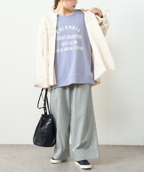 PUAL CE CIN（ピュアルセシン）の「オーガニックデニムジャケット（デニムジャケット・レディース・インディゴブルー/ナチュラル/ブラック/グレー・FREE）」の11枚目の写真