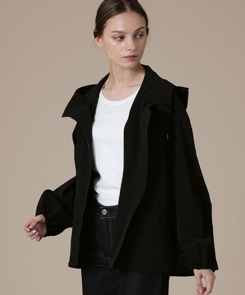 MACKINTOSH LONDON（マッキントッシュ ロンドン）の「【FLEX NYLON】フーデッドブルゾン（ブルゾン・レディース・オレンジ/ブラック/ベージュ・38）」の2枚目の写真