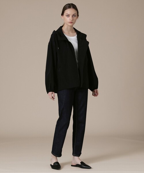 MACKINTOSH LONDON（マッキントッシュ ロンドン）の「【FLEX NYLON】フーデッドブルゾン（ブルゾン・レディース・オレンジ/ブラック/ベージュ・38）」の4枚目の写真