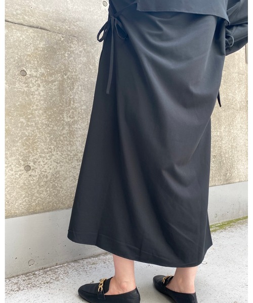 MLI'A（エムリア）の「レイヤーロングシャツ／ワンピース（ワンピース・レディース・グリーン/ブラック/ライトベージュ・M）」の21枚目の写真