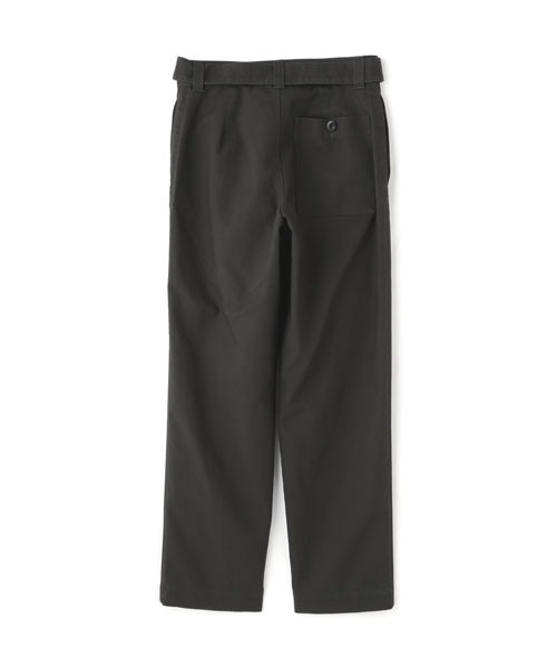 MHL./JAPANESE DENSE COTTON PANTS WOMENS (DARK BROWN)