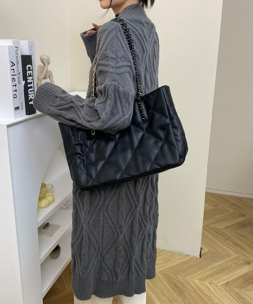 MAISON DE THERESE(メゾン ド テレーズ)の「ゆったりロング編みのカーディガン(カーディガン/ボレロ・レディース・ネイビー/ベージュ/グレー/ブラウン/アイボリー・FREE)」の14枚目の写真