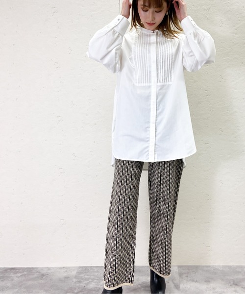 Per sist ence(パーシエンス)の「Per sist ence/パーシエンス ジャカードニットパンツ(その他パンツ・レディース・ベージュ/ブラック/ブラウン・FREE)」の7枚目の写真