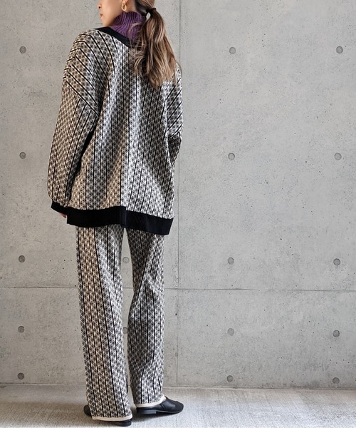 Per sist ence(パーシエンス)の「Per sist ence/パーシエンス ジャカードニットパンツ(その他パンツ・レディース・ベージュ/ブラック/ブラウン・FREE)」の16枚目の写真