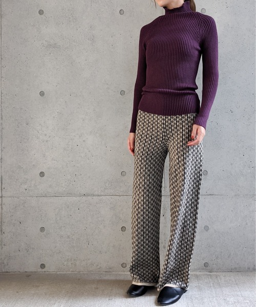 Per sist ence(パーシエンス)の「Per sist ence/パーシエンス ジャカードニットパンツ(その他パンツ・レディース・ベージュ/ブラック/ブラウン・FREE)」の18枚目の写真