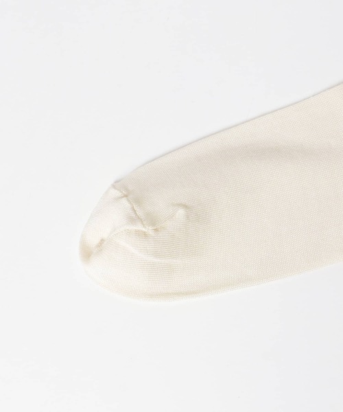 かぐれ（カグレ）の「シルクリブソックス（ソックス/靴下・レディース・ベージュ系その他/グリーン系その他/ブラック/ダークグレー/アイボリー・FREE）」の9枚目の写真