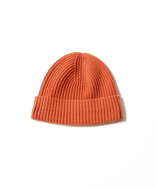 MEN'S BIGI(メンズビギ)の「ウールニットキャップ(ニットキャップ/ビーニー・メンズ・オレンジ/ブラウン/グレー/ブラック・FREE)」の8枚目の写真