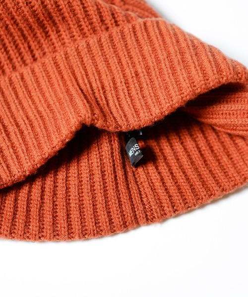 MEN'S BIGI(メンズビギ)の「ウールニットキャップ(ニットキャップ/ビーニー・メンズ・オレンジ/ブラウン/グレー/ブラック・FREE)」の9枚目の写真