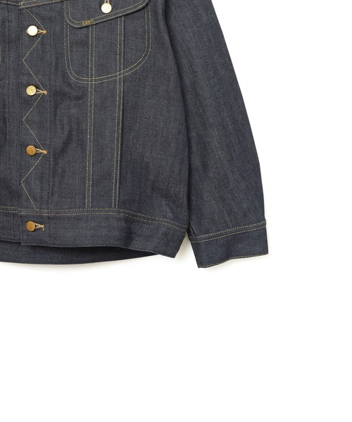 Lee(リー)の「リー Lee / SUPERSIZED RIDER JACKET MENS RIGID(デニムジャケット・メンズ・インディゴブルー・S/M)」の3枚目の写真