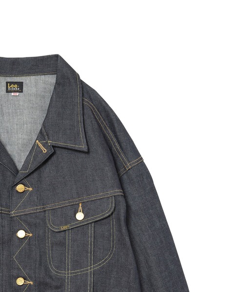 Lee(リー)の「リー Lee / SUPERSIZED RIDER JACKET MENS RIGID(デニムジャケット・メンズ・インディゴブルー・S/M)」の2枚目の写真