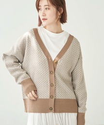 ROPE' PICNIC | 【セットアップ対応】【アンチピリング】ジャガードカーディガン(カーディガン/ボレロ)
