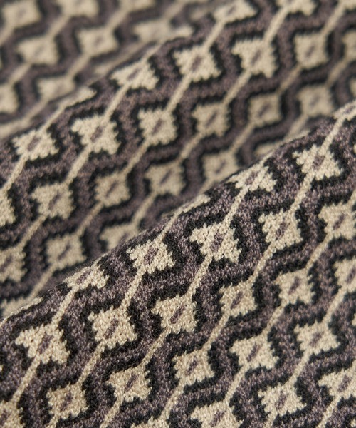 ROPE' PICNIC（ロペピクニック）の「【セットアップ対応】【アンチピリング】ジャガードカーディガン（カーディガン/ボレロ・レディース・グレー系その他/イエロー系その他3・38）」の9枚目の写真