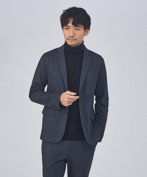 ABAHOUSE GRAY（アバハウスグレイ）の「【セットアップ対応】CASTELLO11 ポンチ ジャケット（テーラードジャケット・メンズ・ブルー系その他/グレー系その他/モカ/グレー系その他2/ネイビー・48/46/50/44）」の5枚目の写真