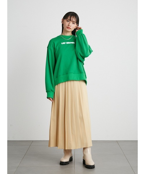 LILY BROWN（リリーブラウン）の「プリーツスカート（スカート・レディース・オフホワイト/イエロー/グレー・1/0）」の10枚目の写真