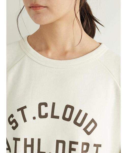 SEVENDAYS=SUNDAY（セブンデイズサンデイ）の「裏毛ラグランプリントロンTEE　＊（Tシャツ/カットソー・レディース・パープル/ネイビー/オフホワイト/ブラウン/アイボリー/イエロー・M/L）」の16枚目の写真