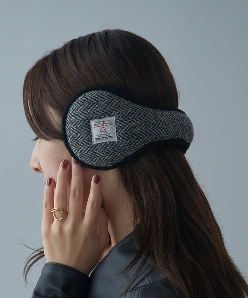 セール】【GOOD FABRICATION】ハリスツイード イヤーマフ（イヤーマフ