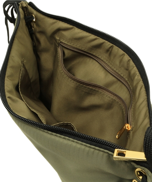 WEGO（ウィゴー）の「WEGO/レースアップクラッチバッグ（クラッチバッグ・レディース・ブラック/カーキ・FREE）」の9枚目の写真