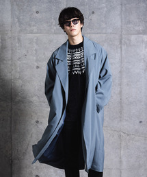 NIDO | ビッグラベルコート(ステンカラーコート)