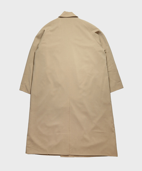 NIDO（ニド）の「ビッグラベルコート（ステンカラーコート・メンズ・ライトブルー/ブラック/ベージュ・M/L）」の7枚目の写真