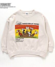 PEANUTS 3柄モチーフトレーナー(スヌーピー)