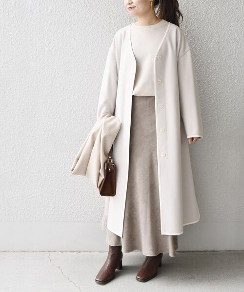 SHIPS（シップス）の「ウーレットパイピングコート◇（ノー