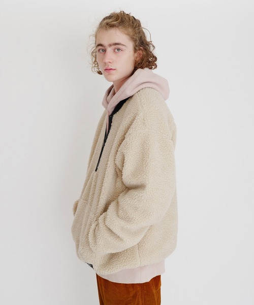 Levi's(リーバイス)の「NEW SEASONAL 1/4 ZIP SAHARA KHAKI(ブルゾン・メンズ・マルチ・S/M/L/XL)」の14枚目の写真