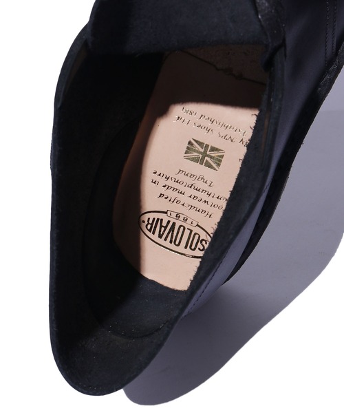 SOLOVAIR(ソロヴェアー)の「SOLOVAIR/ソロヴェアー 2EYE CHUKKA BOOT チャッカブーツ グットイヤーウェルト製法 2アイレット(ブーツ・メンズ・ブラック・8/7/9)」の9枚目の写真