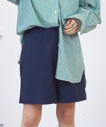 【2サイズ展開】フロントタックスラックスショートパンツ【web限定Sサイズ・セットアップ対応】