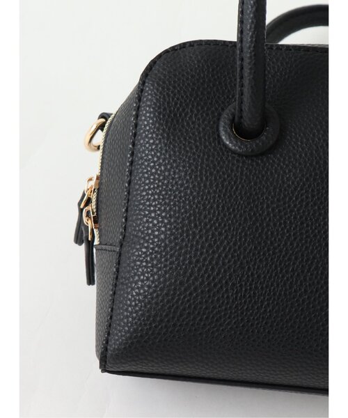 RAY CASSIN（レイカズン）の「ミニボストンスクエアバッグ（ショルダーバッグ・レディース・ブラック/ピンク/キナリ・FREE）」の5枚目の写真