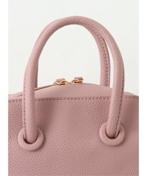 RAY CASSIN（レイカズン）の「ミニボストンスクエアバッグ（ショルダーバッグ・レディース・ブラック/ピンク/キナリ・FREE）」の7枚目の写真