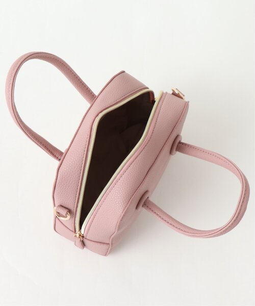 RAY CASSIN（レイカズン）の「ミニボストンスクエアバッグ（ショルダーバッグ・レディース・ブラック/ピンク/キナリ・FREE）」の15枚目の写真