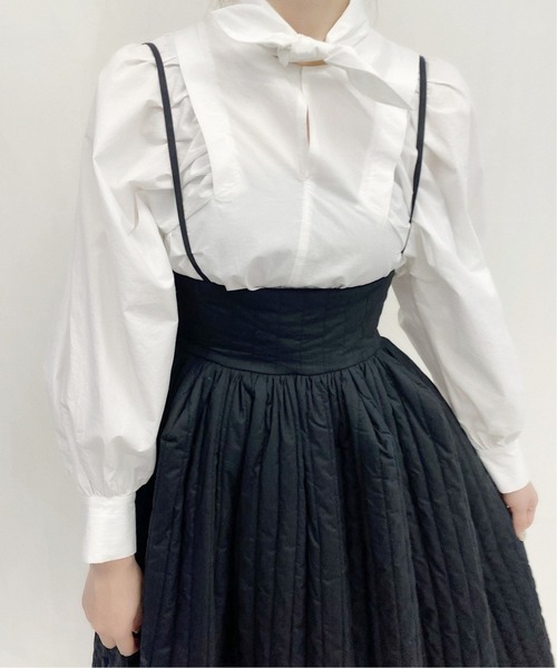 Charles Chaton(シャルルシャトン)の「ボウデザインブラウス(シャツ/ブラウス・レディース・ホワイト・FREE)」の4枚目の写真