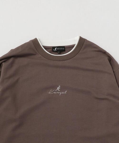 UNITED ARROWS LTD. OUTLET（ユナイテッドアローズアウトレット）の「＜A DAY IN THE LIFE＞ KANGOL フェイクレイヤード カットソー（Tシャツ/カットソー・メンズ・モカ/ナチュラル/オリーブ・S/L/M）」の5枚目の写真