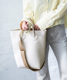 IENA | 【YOUNG&OLSEN/ヤングアンドオルセン】EMBOSSED LEATHER HAVERSACK◆(トートバッグ)