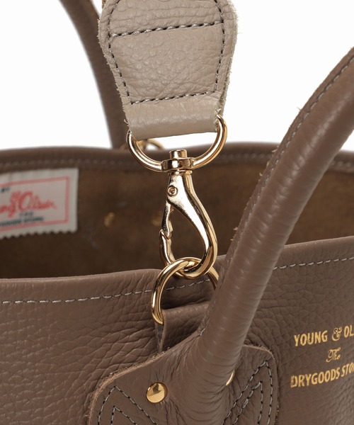 IENA（イエナ）の「【YOUNG&OLSEN/ヤングアンドオルセン】EMBOSSED LEATHER HAVERSACK◆（トートバッグ・レディース・ブラック/グリーン/ナチュラル・FREE）」の13枚目の写真