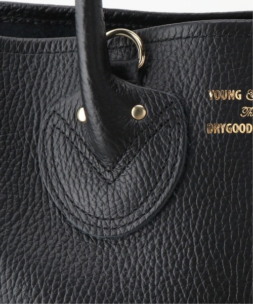 IENA（イエナ）の「【YOUNG&OLSEN/ヤングアンドオルセン】EMBOSSED LEATHER HAVERSACK◆（トートバッグ・レディース・ブラック/グリーン/ナチュラル・FREE）」の6枚目の写真