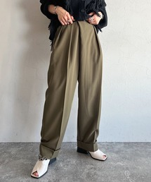 PAGEBOY | 【CORE】ダッドタックパンツ(スラックス)