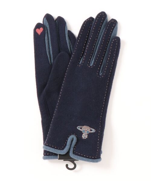 ヴィヴィアン ウエストウッド アクセサリーのオーガニックウールのスリット手袋 Vivienne Westwood（ヴィヴィアンウエストウッド） オーガニックウール